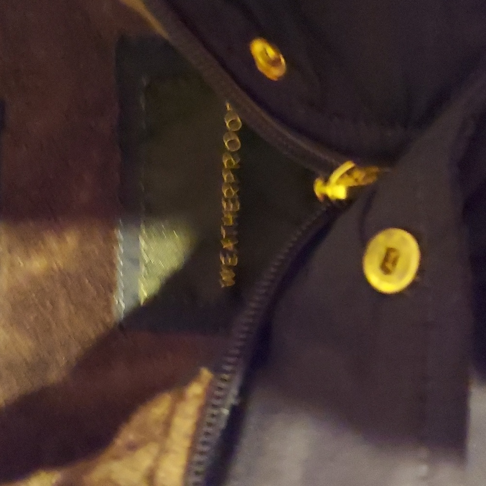 Weatherproof vest blue brown fur inside super soft barly worn
